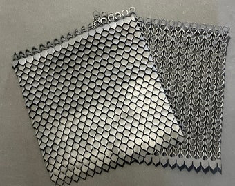 EVA Black unpainted foam Scale Chainmaille Armor 1 Square Foot Custom Made