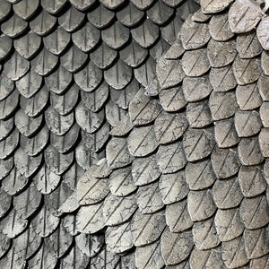 EVA Weathered Dragon Scale scalemaille Armor 1 Square Foot Custom Made