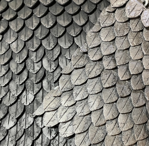 EVA Weathered Dragon Scale scalemaille Armor 1 Square Foot Custom Made