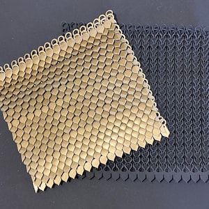 EVA Gold foam Scale Chainmaille Armor 1 Square Foot Custom Made