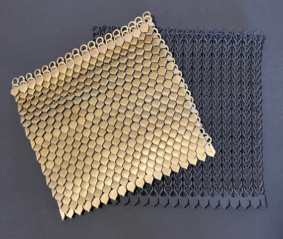 EVA Gold foam Scale Chainmaille Armor 1 Square Foot Custom Made