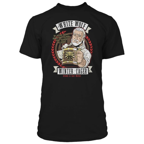 Witcher White Wolf Winter Lager T-shirt
