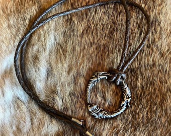 Stainless Steel Ouroboros Pendant