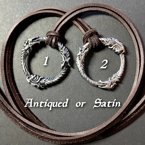 Stainless Steel Ouroboros Pendant