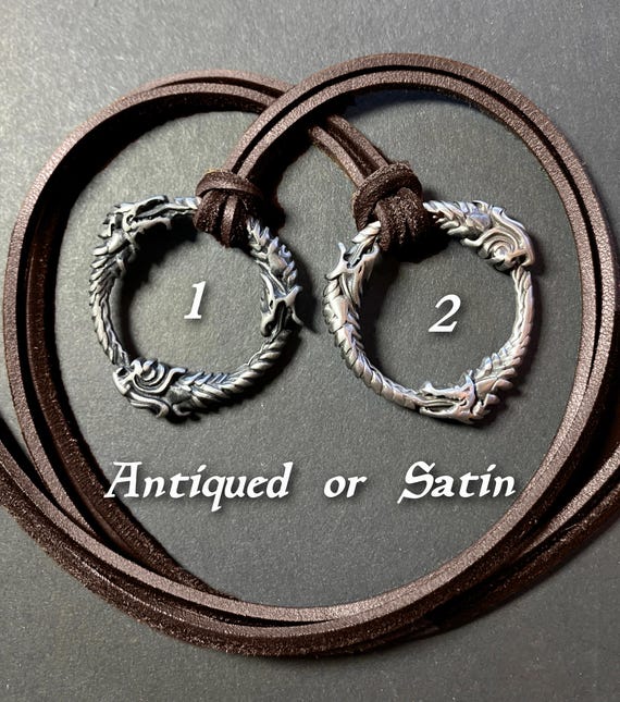 Stainless Steel Ouroboros Pendant