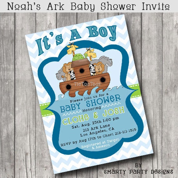 etsy noah's ark baby shower