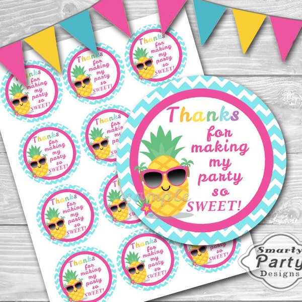 Pineapple Thank You - Etsy
