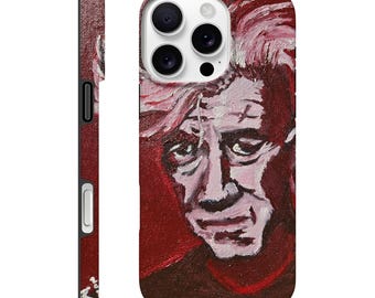 Lynch en rojo cadmio intenso: Impresión artística de pintura al óleo / Estuche Apple Tough