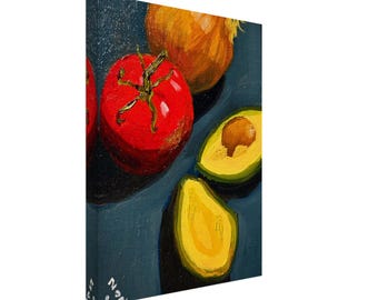 ¡Guacamole! : Pintura al óleo sobre lienzo