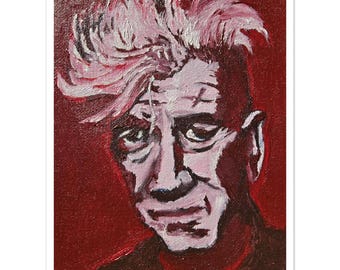 Lynch en rojo cadmio intenso: Impresión artística de pintura al óleo / Póster en papel semibrillante de primera calidad
