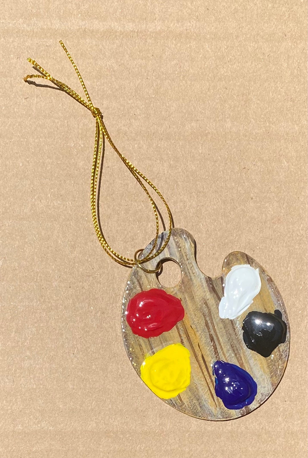 Handpainted Artists Palette Ornament one Etsy