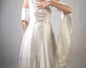 Ivory and Silver Morgan Le Fae - Full outfit - Made to order