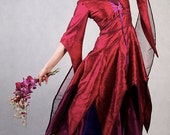 Red and Purple Elemental Fae - Full outfit - Made to order