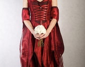 Blood Red Elvia Elemental - Full outfit - Made to order
