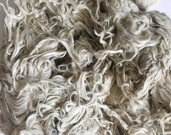 Raw Baby Suri Alpaca Fleece White 2.2lb 997 gm