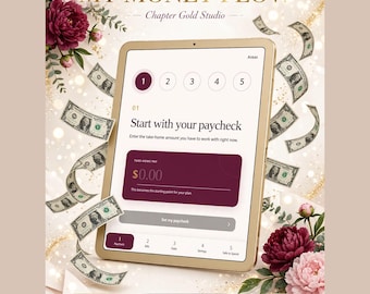 My Money Flow Interactive Digital Budget Planner for iPad