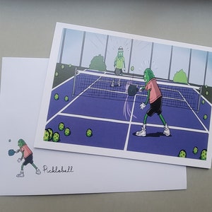 Carte de voeux drôle de blessure de pickleball pour l'amoureux pour les blessés déchirés, cassés ou entorses à la cheville ou au poignet se sentent mieux