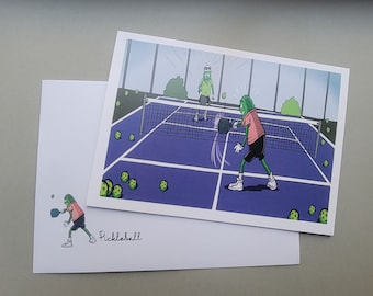Pickleball Injury Funny Greeting Card for love one for Torn Injured Broken or Sprained or twisted ankle or wrist injury feel better get well