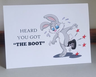 Funny Broken Foot Get Well Card: Injured Ankle Greeting Card