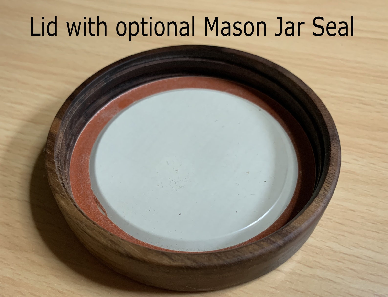 3pack Wide Mouth Wooden Screwtop Mason Jar Lids Your Etsy