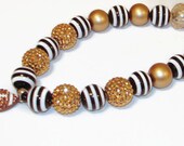 School Colors Sports Necklace - Booster Club Fundraiser - Mom Custom Sport Necklace  - Custom School Sports Necklace -Custom Team Necklace