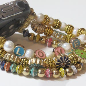 Colorful Beaded Watch Band for All Apples Watches