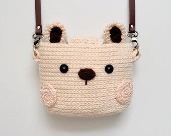 Crochet Rabbit Camera Bag – Handmade Fuji Instax Mini Case