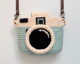 PRE-ORDER / Fuji Instax Case - Mint Camera / mini evo, 90, 70, 40, 11, 25, 9, 8, polaroid camera, crochet bag, finished gifts