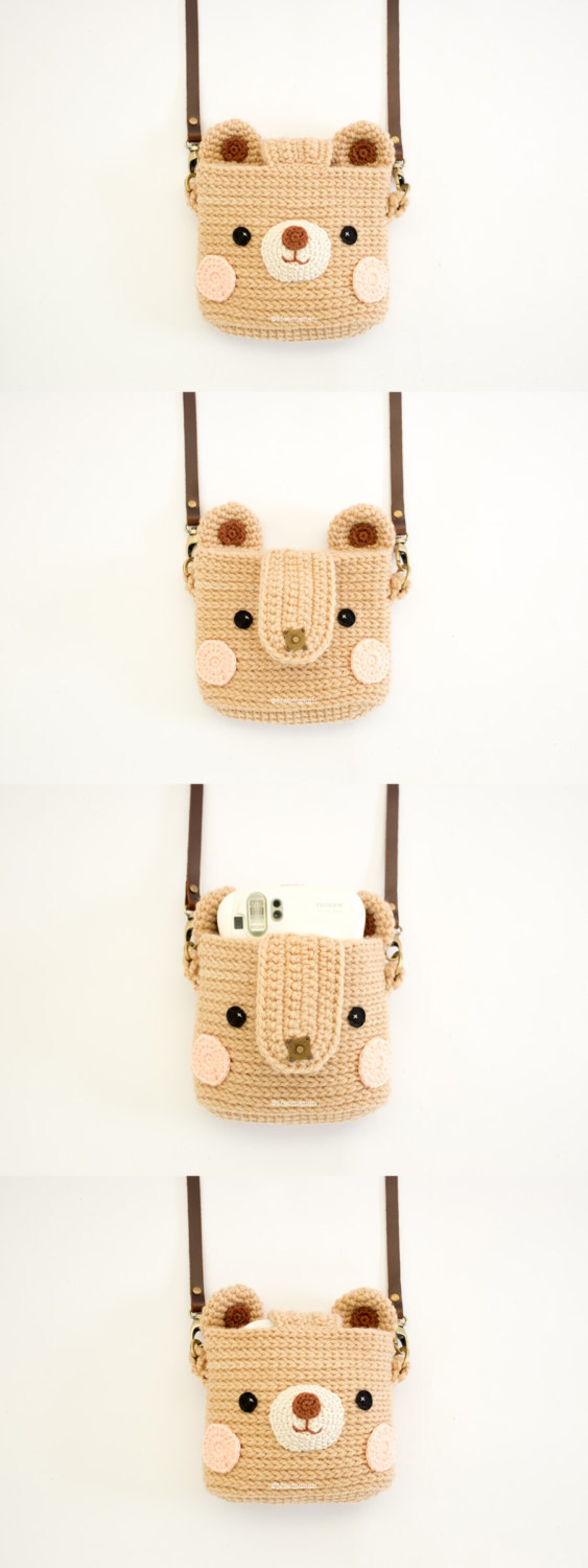 Crochet fuji instax case cutie animal mini 90 70 40 11 etsy