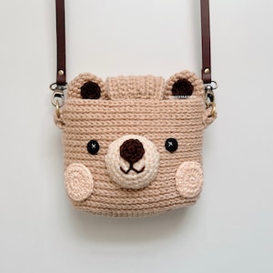 PRE-ORDER / BEAR / Fuji Instax Case - Cutie Animal / mini evo, 90, 70, 40, 11, 25, 9, 8, polaroid camera, crochet bag, finished gifts