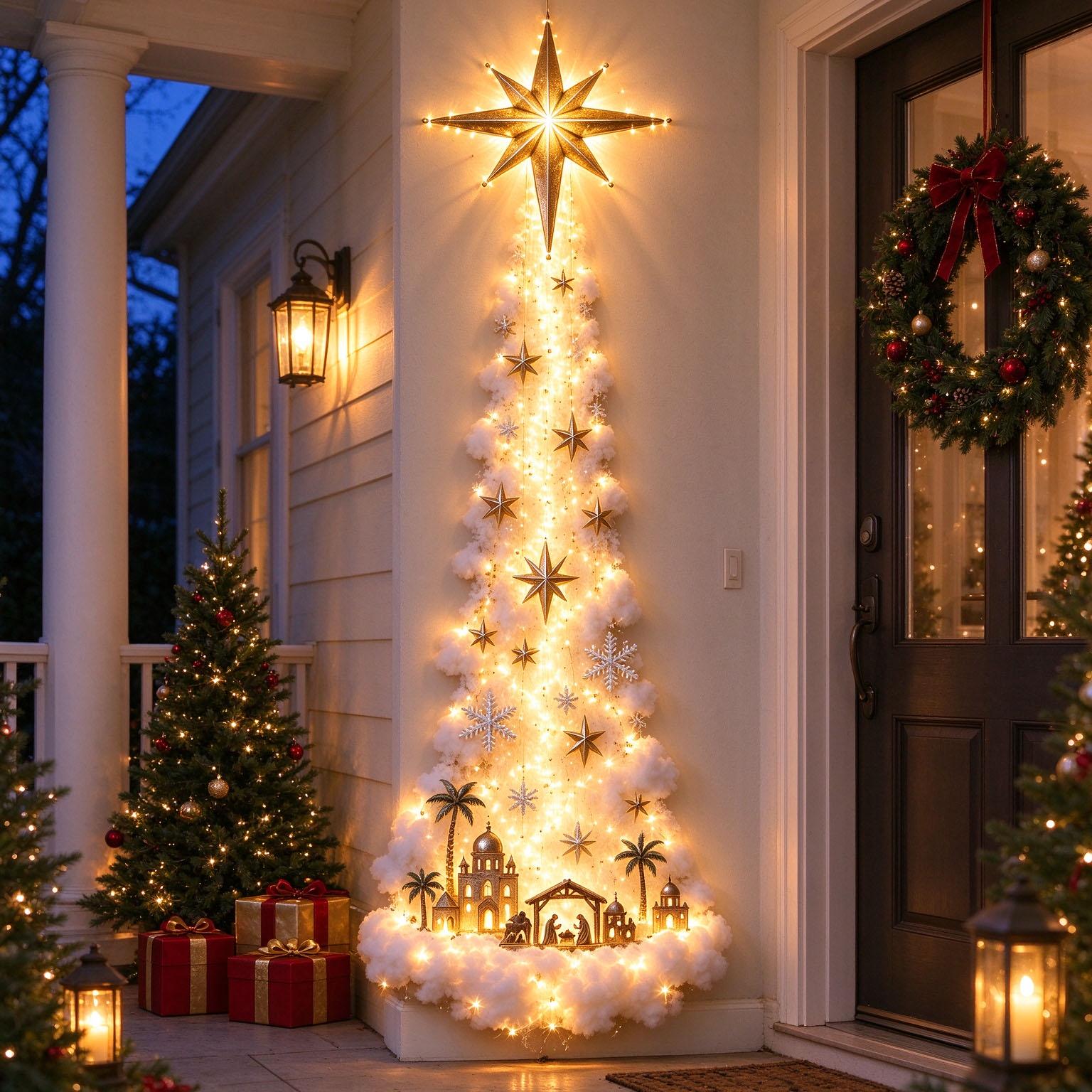 Hängende weihnachtsdeko