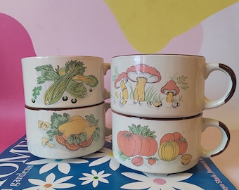 Set of 4 Vintage 70&#39;s Soup Bowls