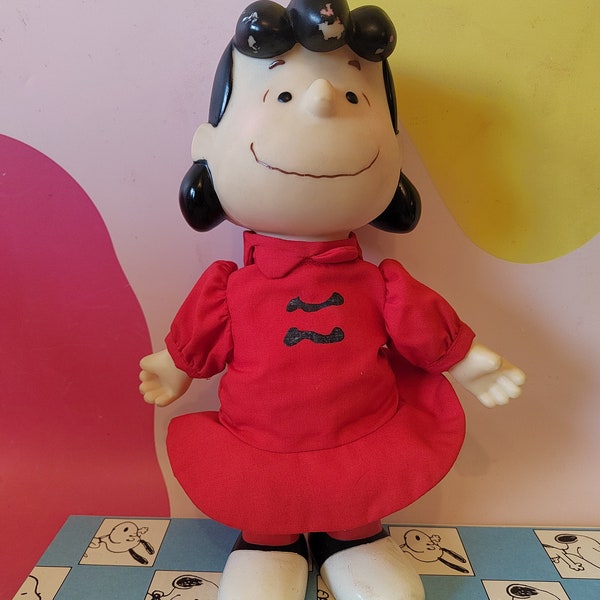 Rare poupée Lucy cacahuètes vintage/poupée jouet rare Snoopy « Lucy » vintage