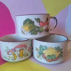 Trio of Vintage 1970&#39;s Soup Bowls