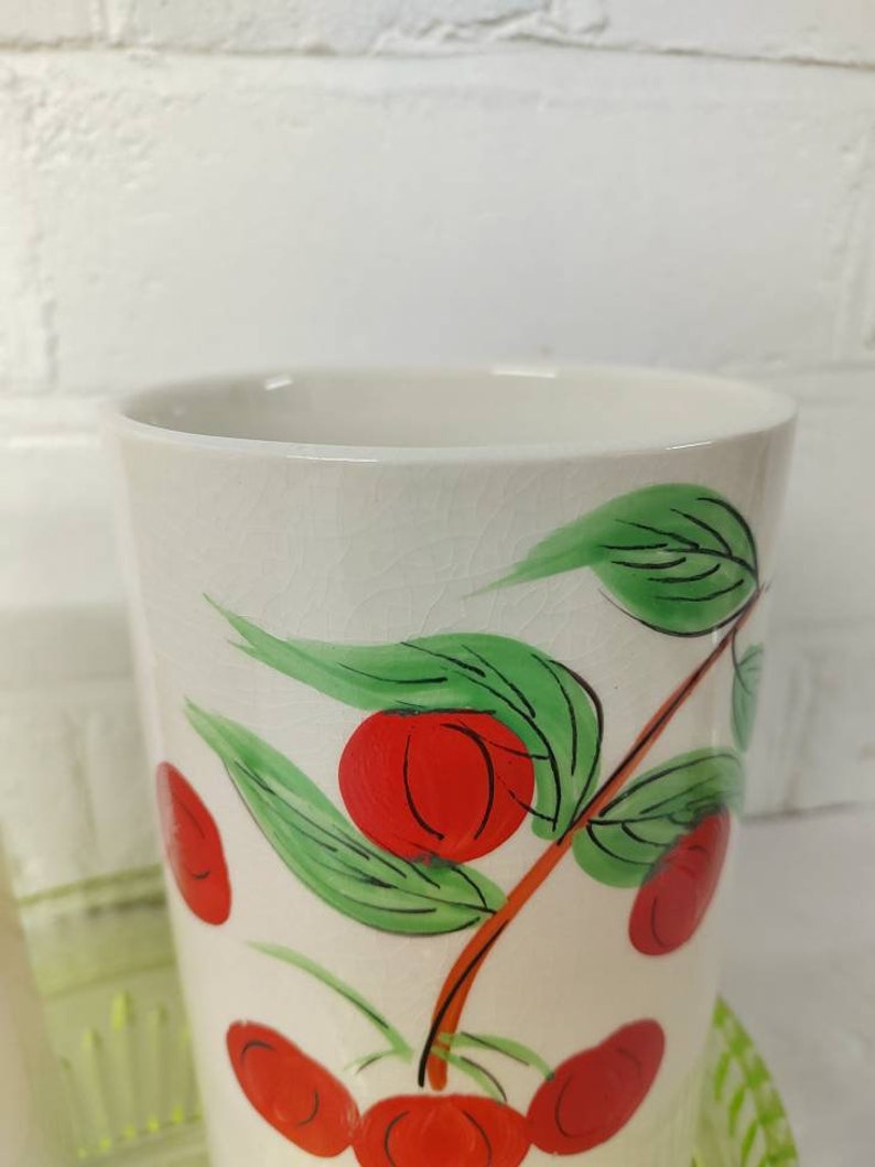 RARE Pair of 1950's Arthur Wood Cannisters With Trapeze Etsy