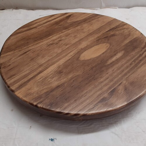 Pine Spruce Unfinished Wooden Lazy Susan Turntable Etsy