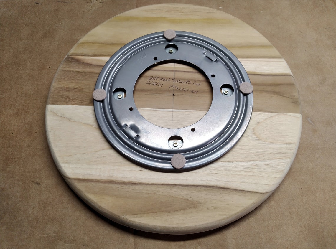 Unfinished Teak Wood Lazy Susan Turntable Etsy