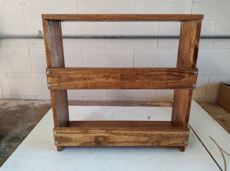 Small Pine Wood Bookcase Kit Wooden Bookshelf Kit Wood Etsy