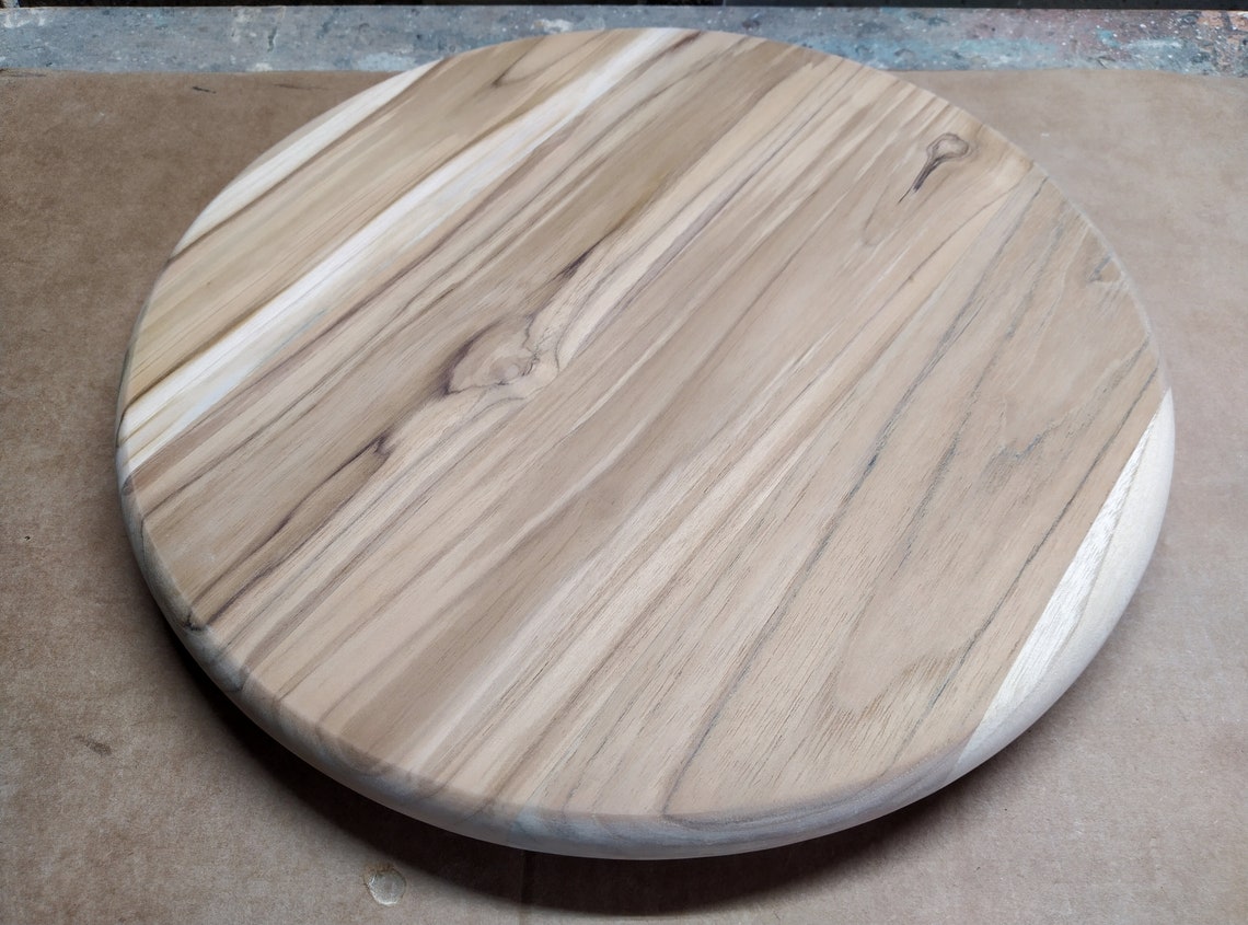 Unfinished Teak Wood Lazy Susan Turntable Etsy