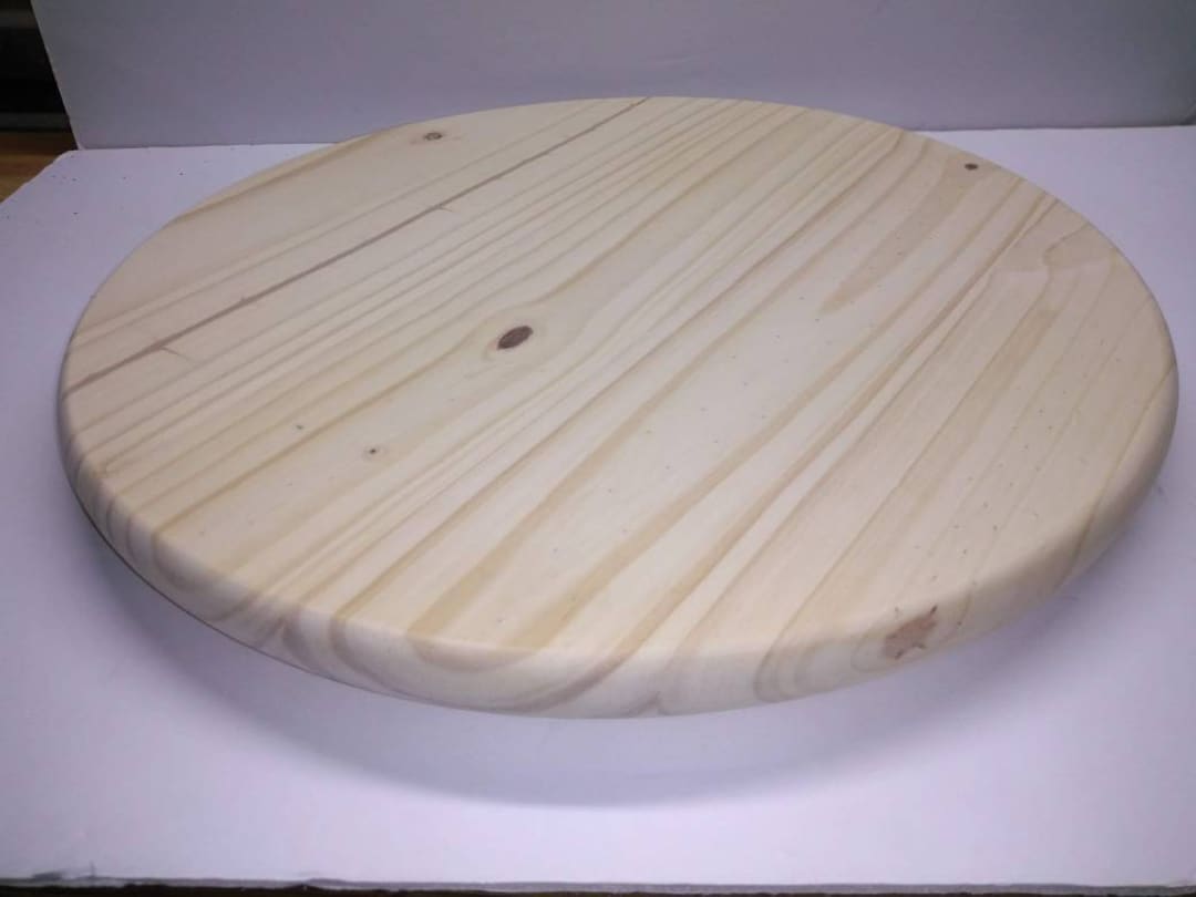 Pine Spruce Unfinished Wooden Lazy Susan Turntable Handcrafted in the USA Etsy