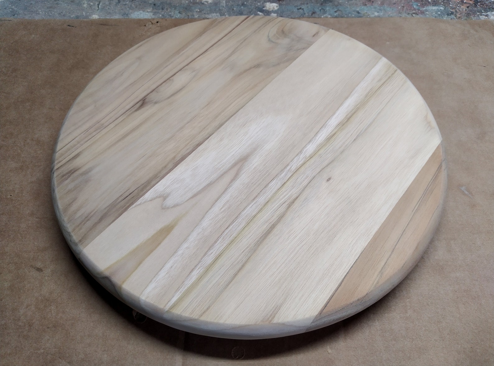 Unfinished Teak Wood Lazy Susan Turntable Etsy