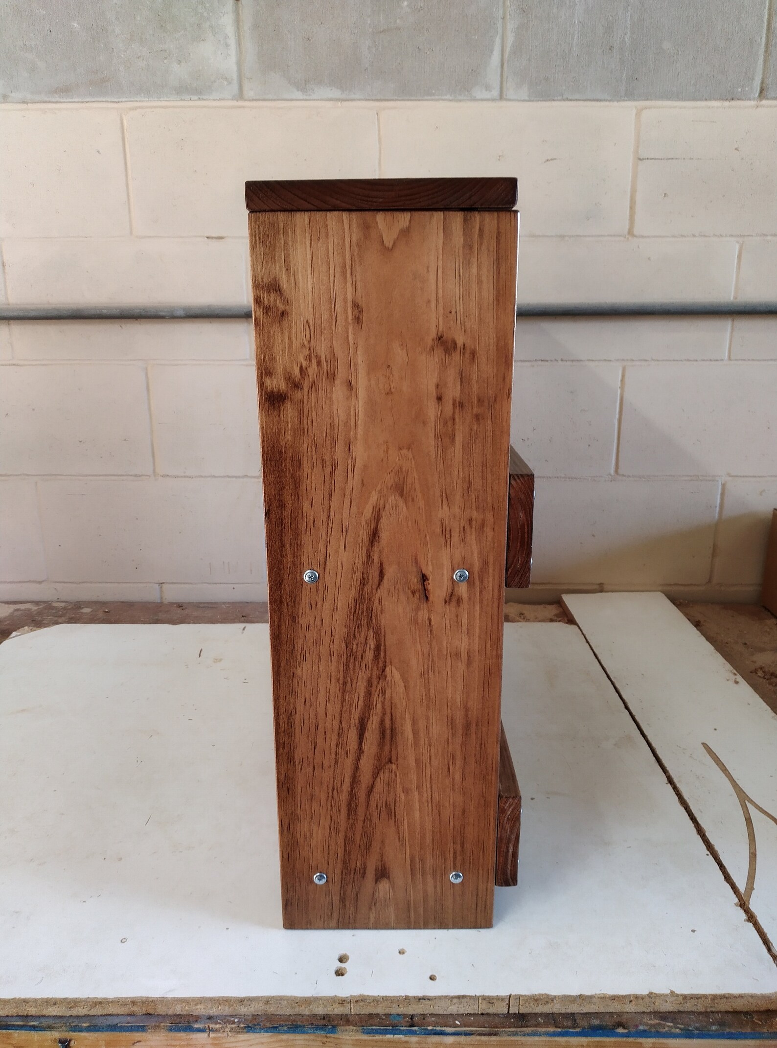 Small Pine Wood Bookcase Kit Wooden Bookshelf Kit Wood Etsy