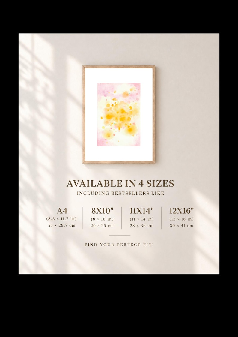 Power -watercolor Wall Art | Japandi Abstract Print | Healing Energy ...