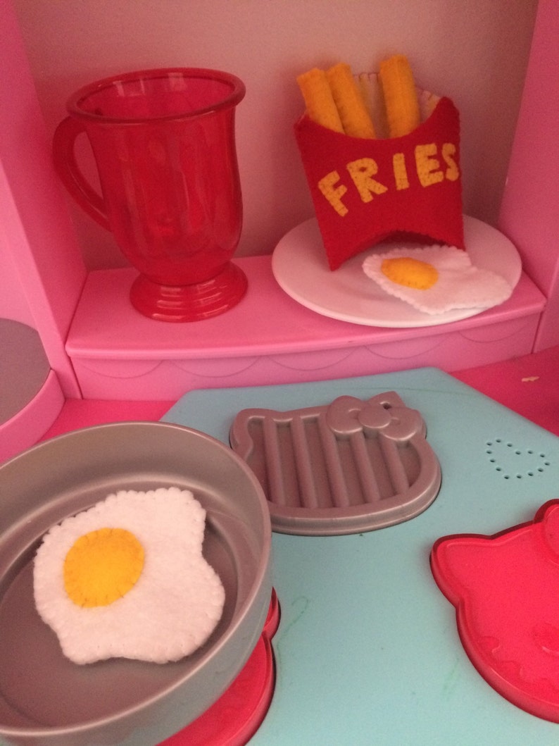 Felt foods fake food food play kids games foot set play Etsy