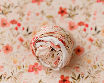 Bloemenprint zitzakwikkelset voor newbornfotografie – Zachte studio-accessoire