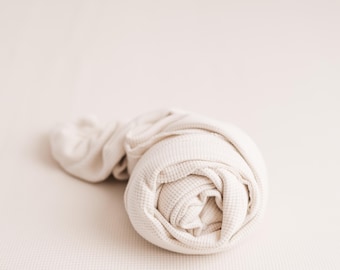 Newbornfotografie zitzakset – natuurlijke beige doek en achtergrond (handgemaakt)