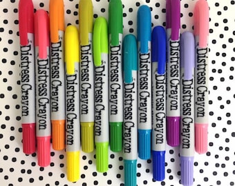TIM HOLTZ DISTRESS CRAYONs -SINGLEs !! Your Choice 60 COLORs !! Tell me which ones you want !!