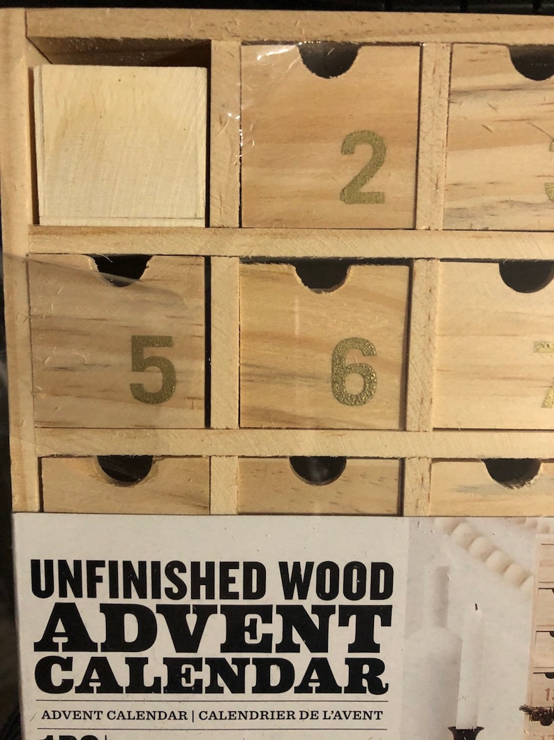 ADVENT CALENDAR BOX Wooden Blank for CHRiSTMAS DECORaTIONS Etsy ADVENT CALENDAR BOX Wooden Blank for CHRiSTMAS DECORaTIONS Etsy