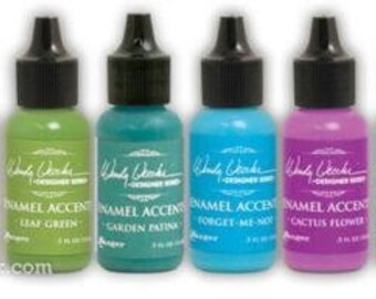 ENAMEL ACCENTs by WENDY VeCCHI - Set of 8 Different COLORs - All New from RANGER !!