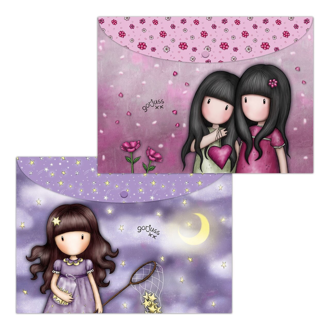 Sparkle /& Bloom SANTORO of London Gorjuss Girls New !! Choice of 4 Designs GORJUSS GIRL NOTEBOOKs